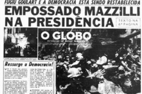 Para o Globo, ressurgia a democracia
