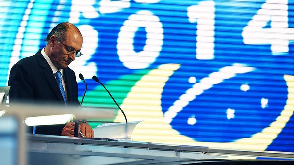Alckmin no debate da Record