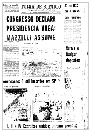 press-folha-2-de-abril-de-1964