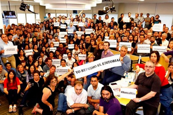 Jornalista é jornalista, dono é dono: o protesto da redação do La Nación