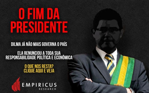 Publicidade da Empiricus, durante o governo Dilma Rousseff