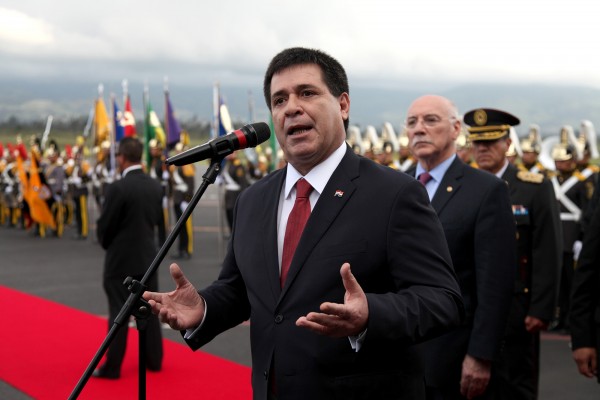 Horácio Cartes, presidente do Paraguai