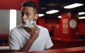 Neymar em propaganda da Gillette