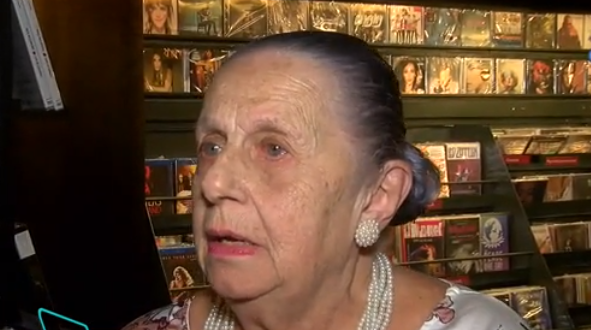 Dona Mercedes, mãe do jornalista Ricardo Boechat