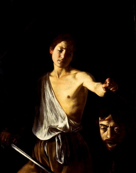 Miguel Ângelo da Caravaggio - (1609-10) Davi segurando a cabeça de Golias-thumb-600x763-20548