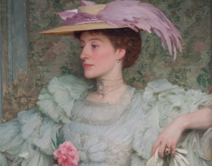 "O retrato de Lady Hillingdon", Sir Frank Dicksee Mallett