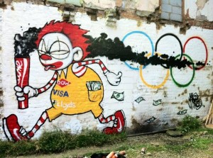 Olympic-graffiti-corporate-pollution