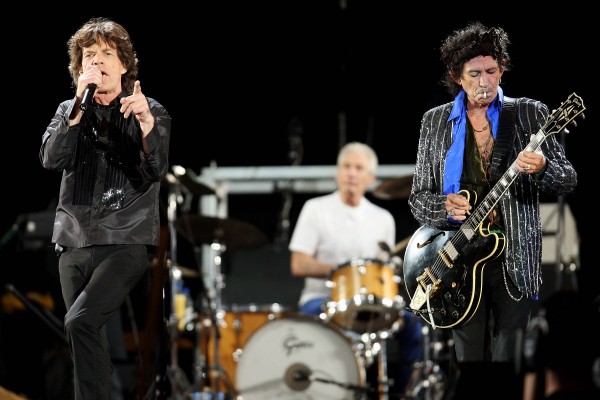 Rolling Stones Perform At The Isle Of Wight Festival 2007