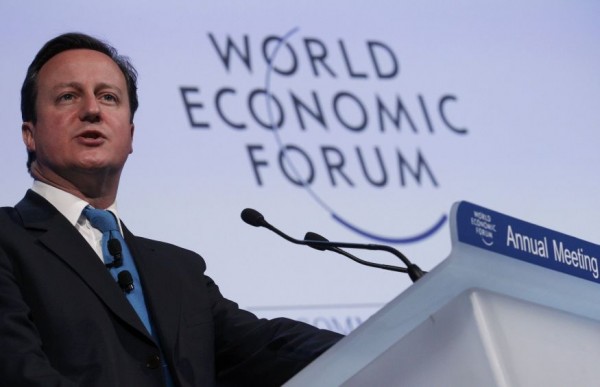 Cameron em Davos