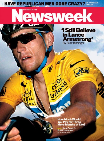 A capa da Newsweek de agosto passado