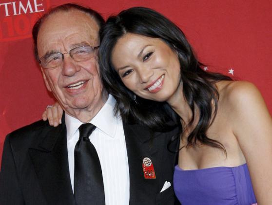 Murdoch com a mulher chinesa: um empreendedor de verdade, e um jornalista sagaz