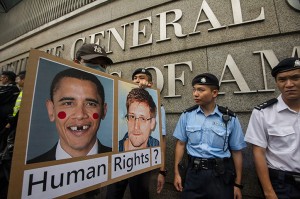 Edward Snowden Supporters Gather In Hong Kong