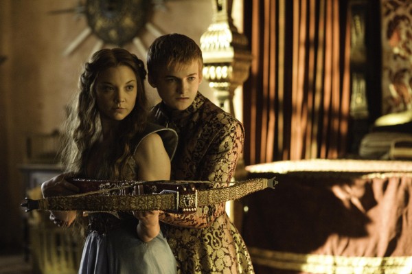 Margaery e o jovem rei Joffrey: Virgílio esteve aqui