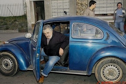 Mujica e seu fusca são uma inspiração