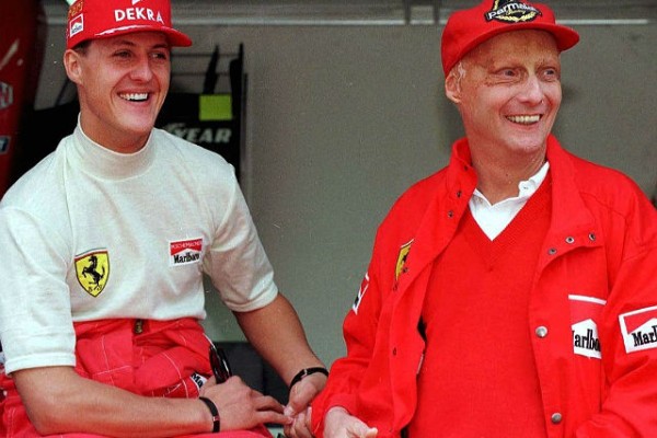 Schumacher e Lauda