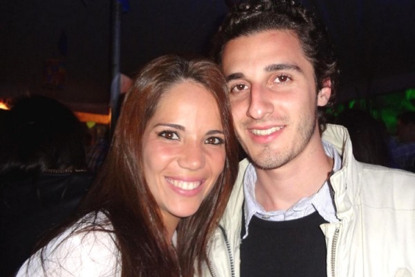 Mariana Rodella e o namorado Giuliano Landini, mortos pela mãe dele