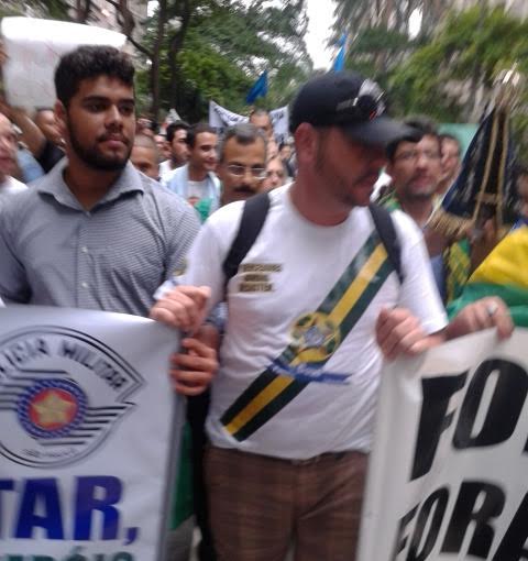 Bruno Toscano no pelotão de frente