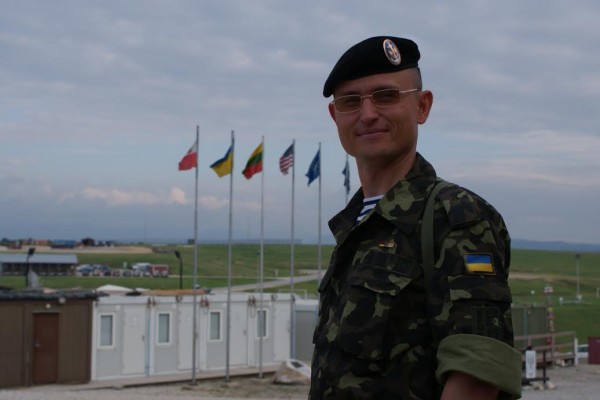 Vladimir Seleznev, porta-voz do Ministério da Defesa ucraniana na Crimeia