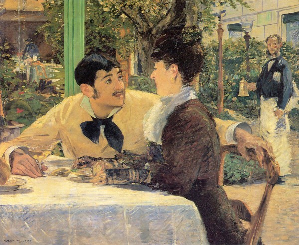 "Chez le père Lathuille" , Édouard Manet