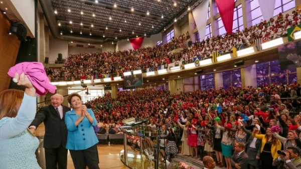 Dilma com evangélicos