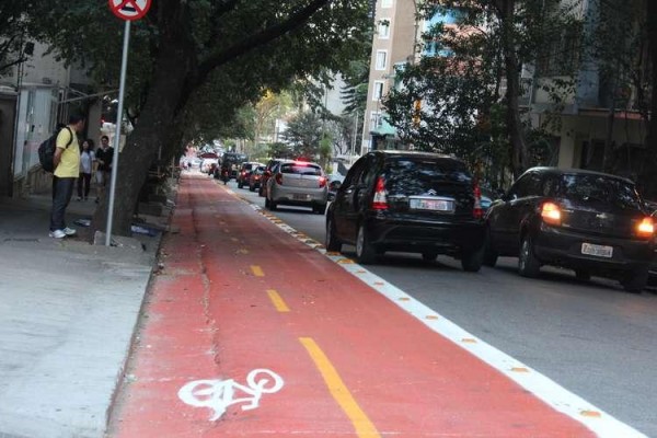 Ciclovia em Higienópolis