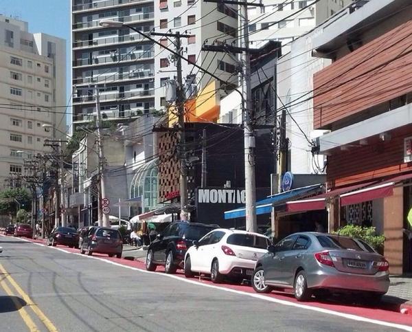 Ciclovia na Praça Vilaboim