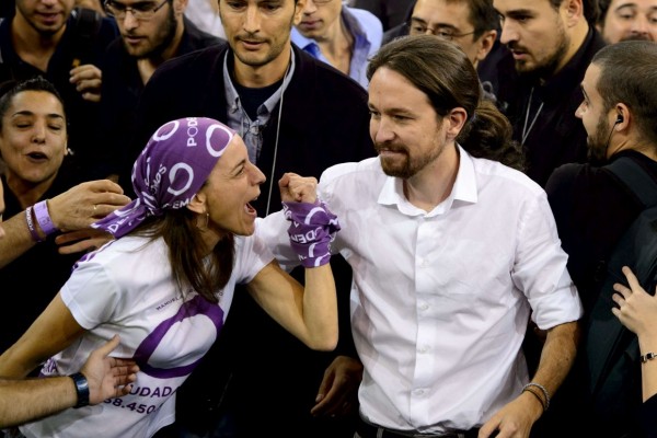 Pablo Iglesias, o líder do partido