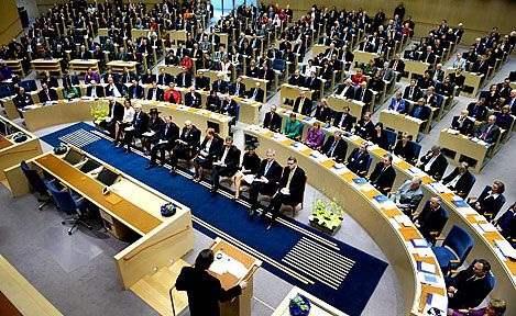 O Riksdag, o Parlamento sueco