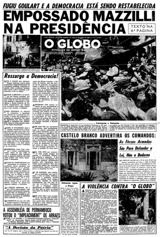 press-o-globo-2-de-abril-de-1964