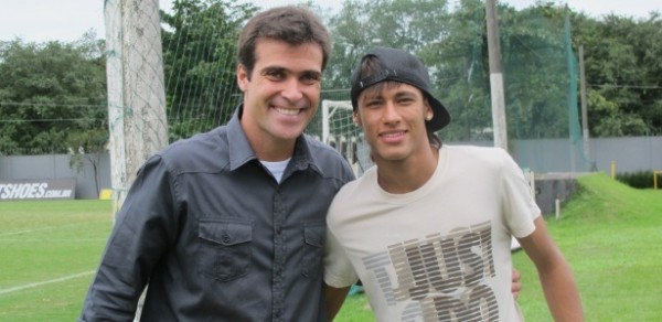 Thiago com Neymar