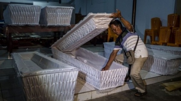 Caixões preparados