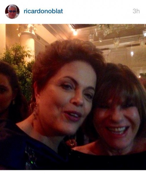 Dilma com Rebeca Noblat