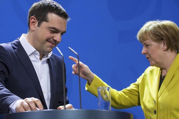 Tsipras e Merkel