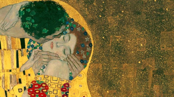 Detalhe de O Beijo, de Klimt