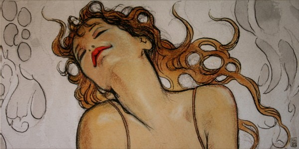 Um desenho de Milo Manara