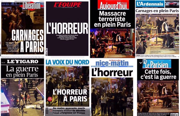 A reação dos jornais franceses