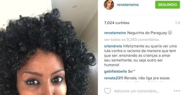 Renata Meins é loira