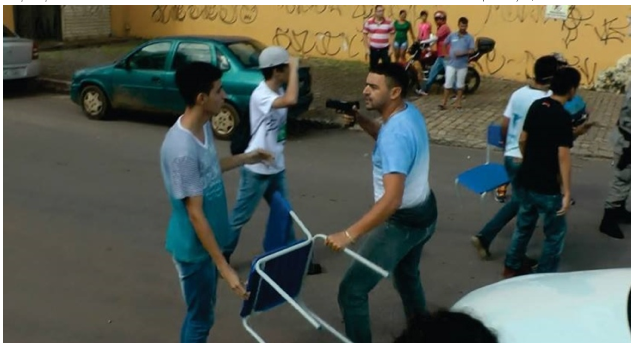 Alunos protestam em Goiânia