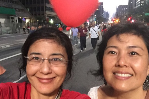 As irmãs Erika e Ilka Nakamura na luta pela democracia