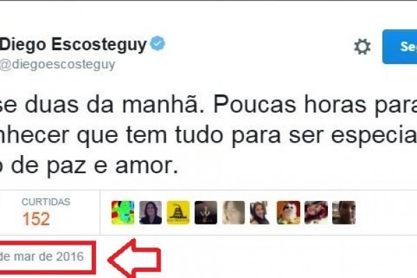 Descaro: tuíte mostra que imprensa foi avisada