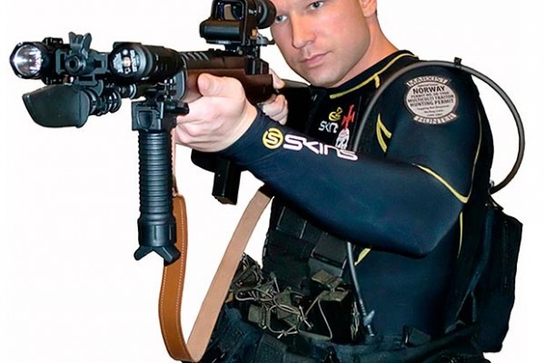 Uma foto tirada por Breivik antes do massacre