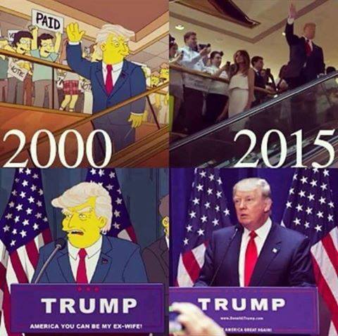 trump - simpsons