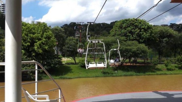 O teleférico da cidade