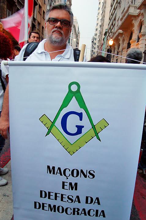 protesto - maçons