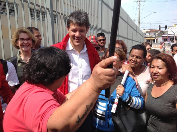 Haddad na Zona Sul