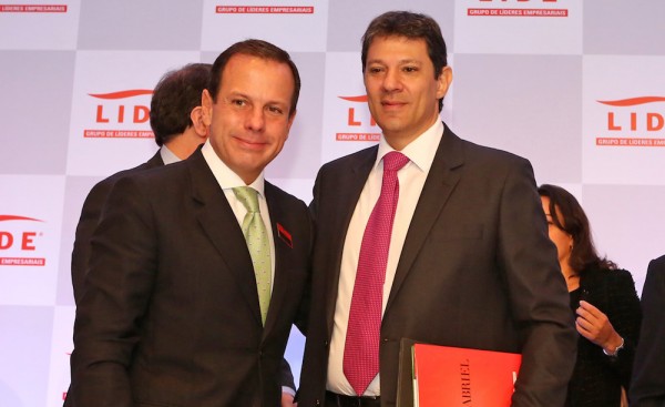 dória e haddad, foto da prefeitura de São Paulo