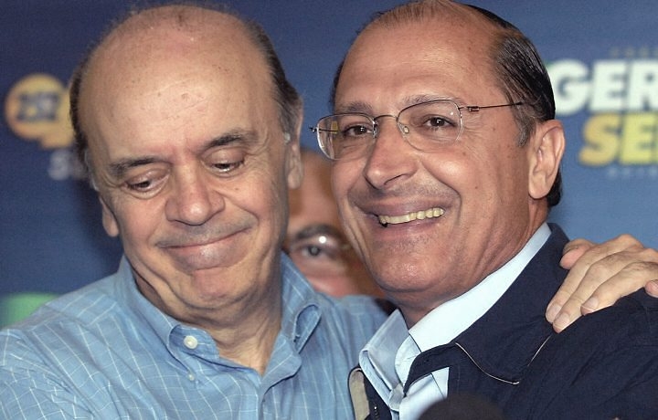 Resultado de imagem para Alckmin e Serra