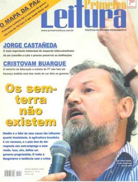 A revista Primeira Leitura, editada por Reinaldo Azevedo