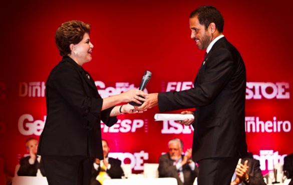 Dilma recebeu o prêmio em 2011