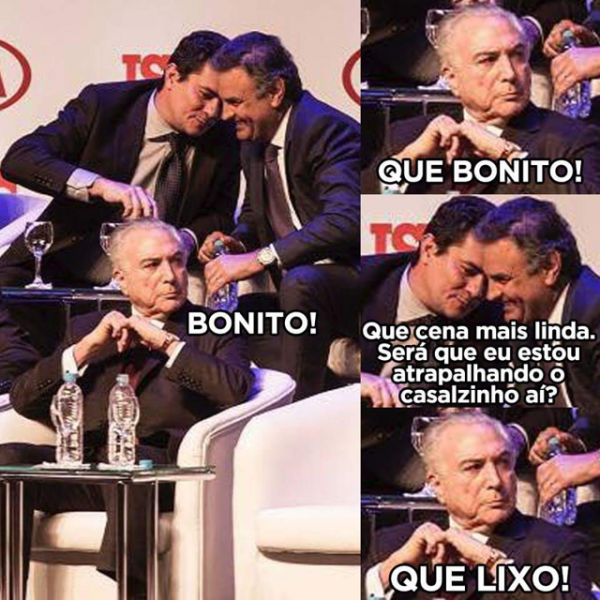 moro e aecio e temer